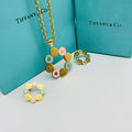 Premium Gold Love Wings Jewelry Set
