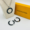 Luxury Gold-Plated Monogram Jewelry Set (Multi-Color Finish Options)