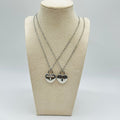 Stylish  Heart Pendant Necklace Set (Dual Design)