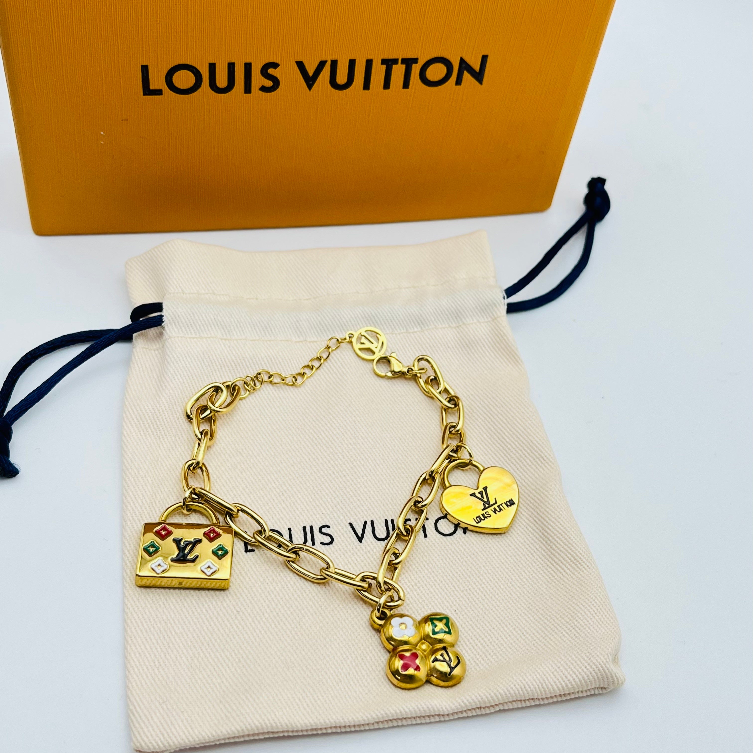 Luxury Gold Charm Bracelet