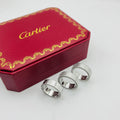 Luxury Textured Silver Couple Rings – Classic Designer Band Set