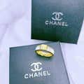 Luxury Two-Tone Crystal Band Ring – Elegant Gold & Silver Statement Piece