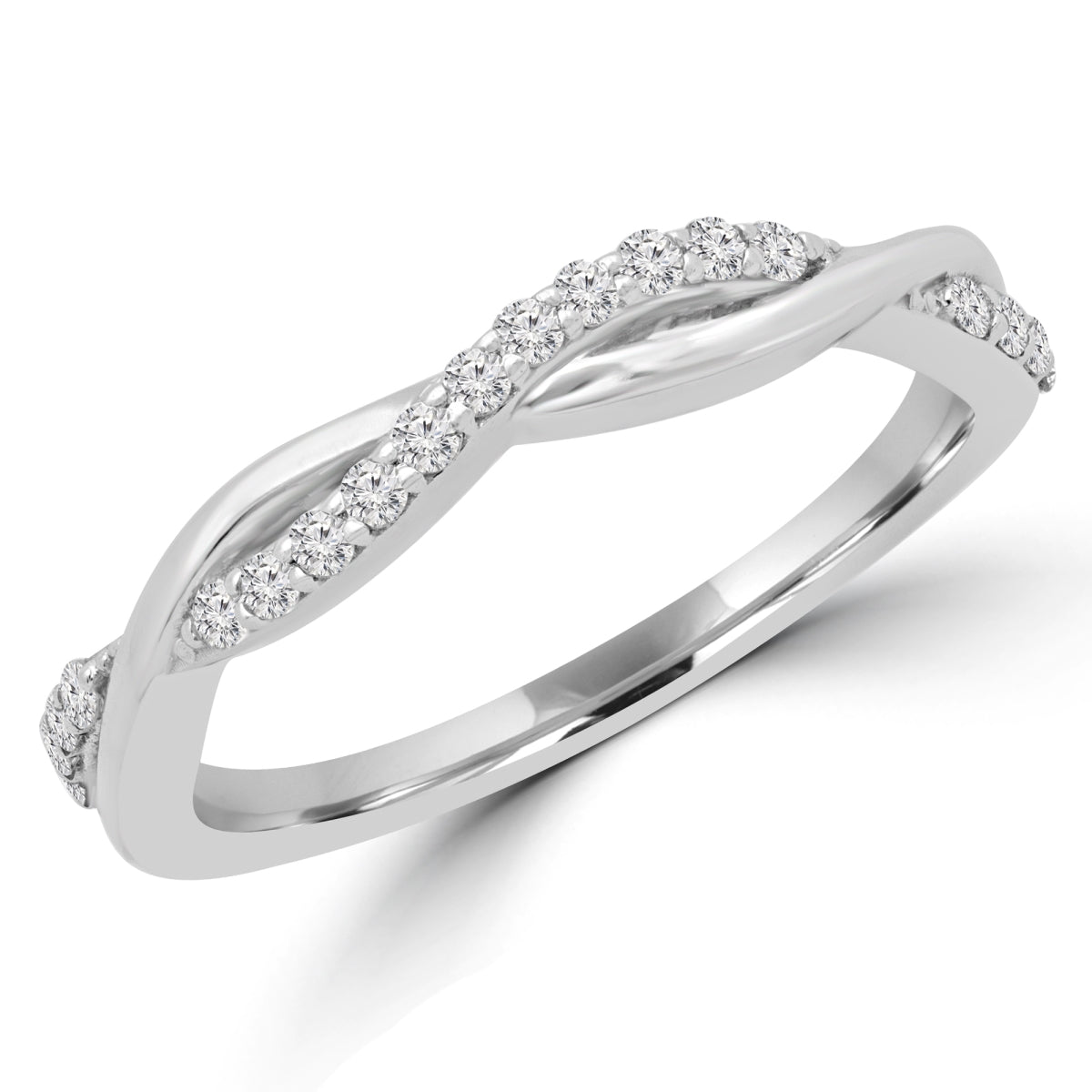 Majesty Diamonds CTW Round Diamond Semi-Eternity Weddin