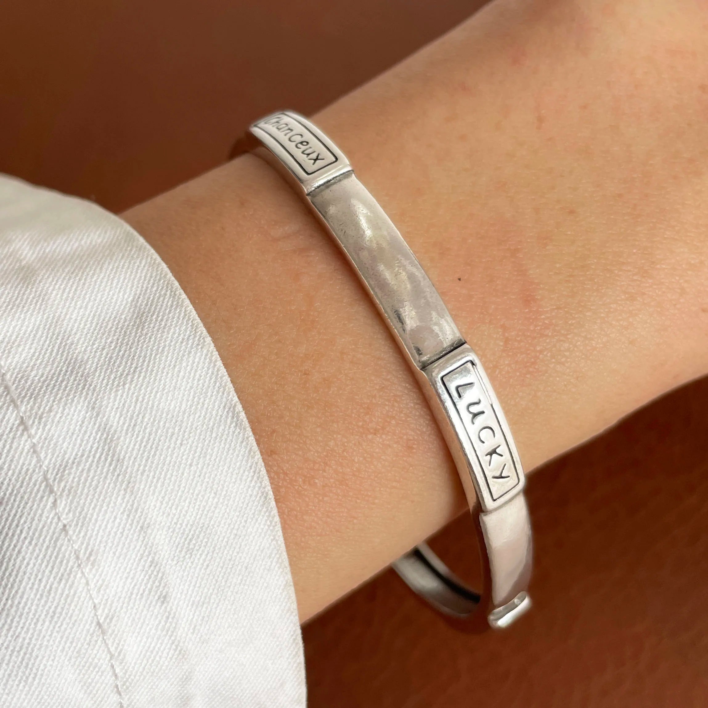 100% Solid 925 Sterling Silver Metal Bracelet for Women Vintage Handmade Simple Retro Black Stone Bracelet Birthday Gift Party