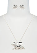 MAMA BEAR THEME NECKLACE SET